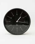 Riki Steel Clock Black WR17-10 - tortoise general store