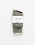 ROTOTO Double Face Crew Socks | Tortoise General Store