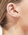 Shihara Diamond Twist Round Earring 02 | Tortoise General Store