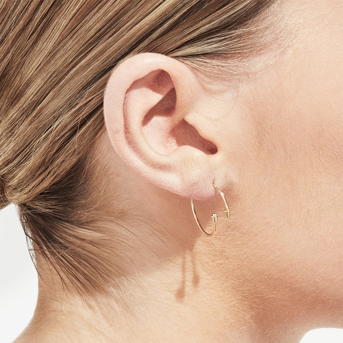 アクセサリー SHIHARA Diamond Twist Round Pierce 02 Shihara Diamond Twist Round Earring 02 | tortoise general store