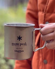 Snow Peak Titanium Single Wall Mugs | Tortoise General Store