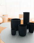 Sugahara Matte Black Glass Tumblers - tortoise general store