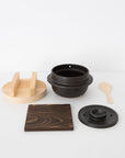 Suzuki Co. Rice Cooker with Spatula Wooden Lid & Trivet - tortoise general store