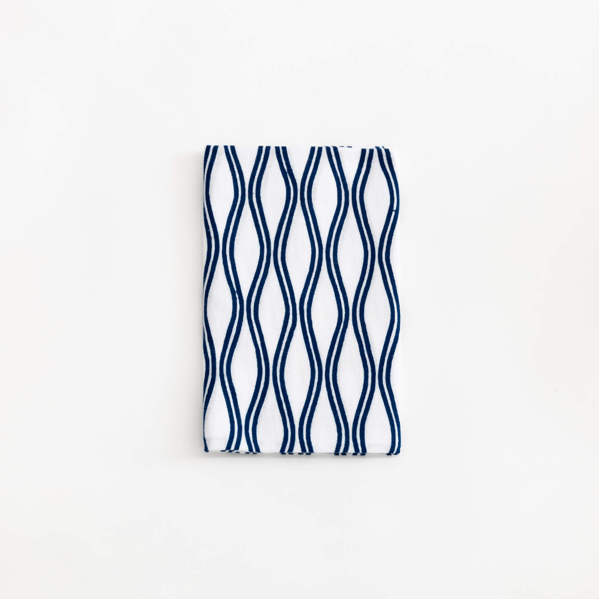 Blue Wave Cotton Tenugui Kitchen Cloth