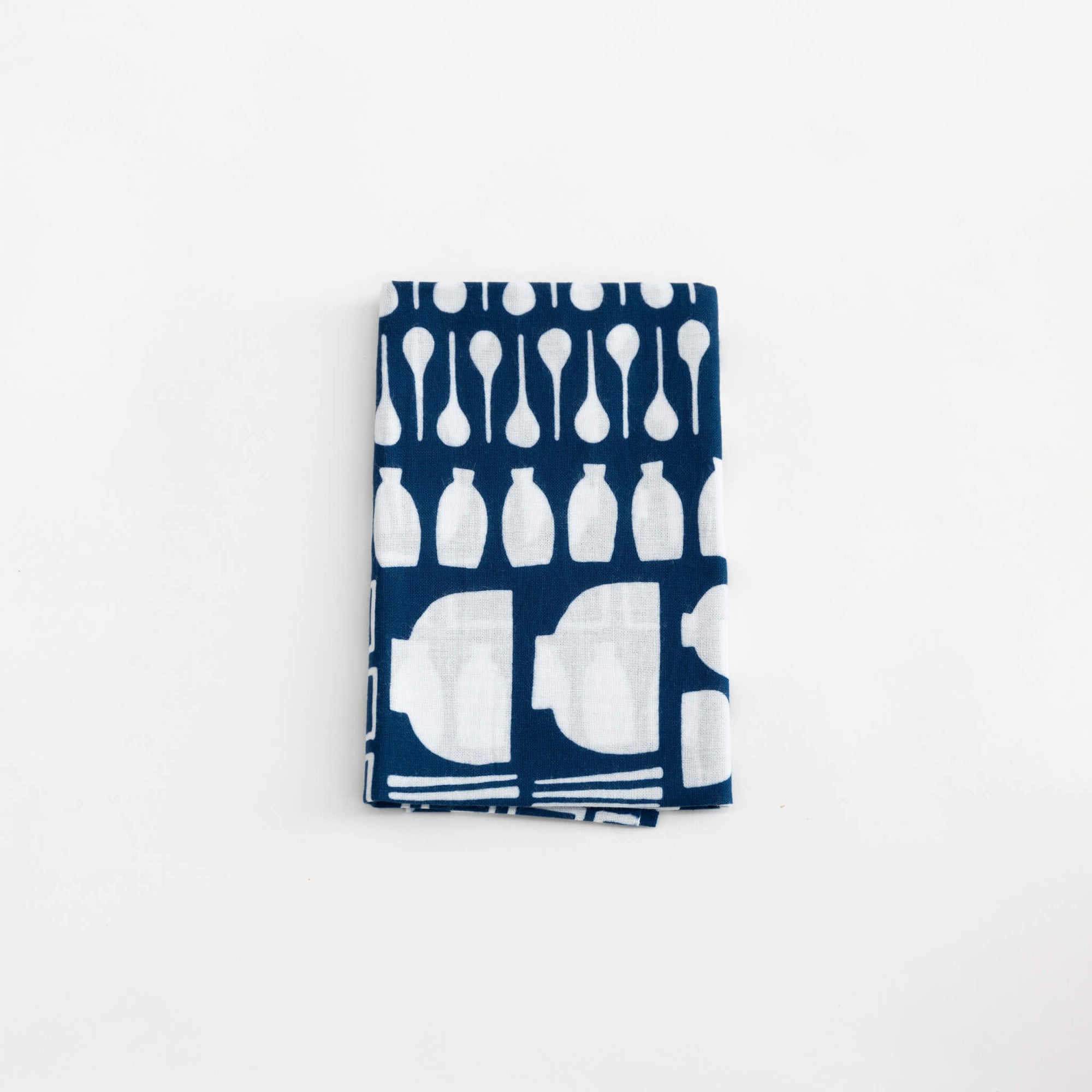 Tenugui - Kitchen Tools on Blue | Tortoise General Store