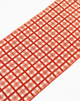 Tenugui - Red Masu Lattice | Tortoise General Store