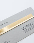 Traveler's Company Brass CM Ruler - tortoise general store