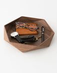 Walnut Hexagon Tray - tortoise general store