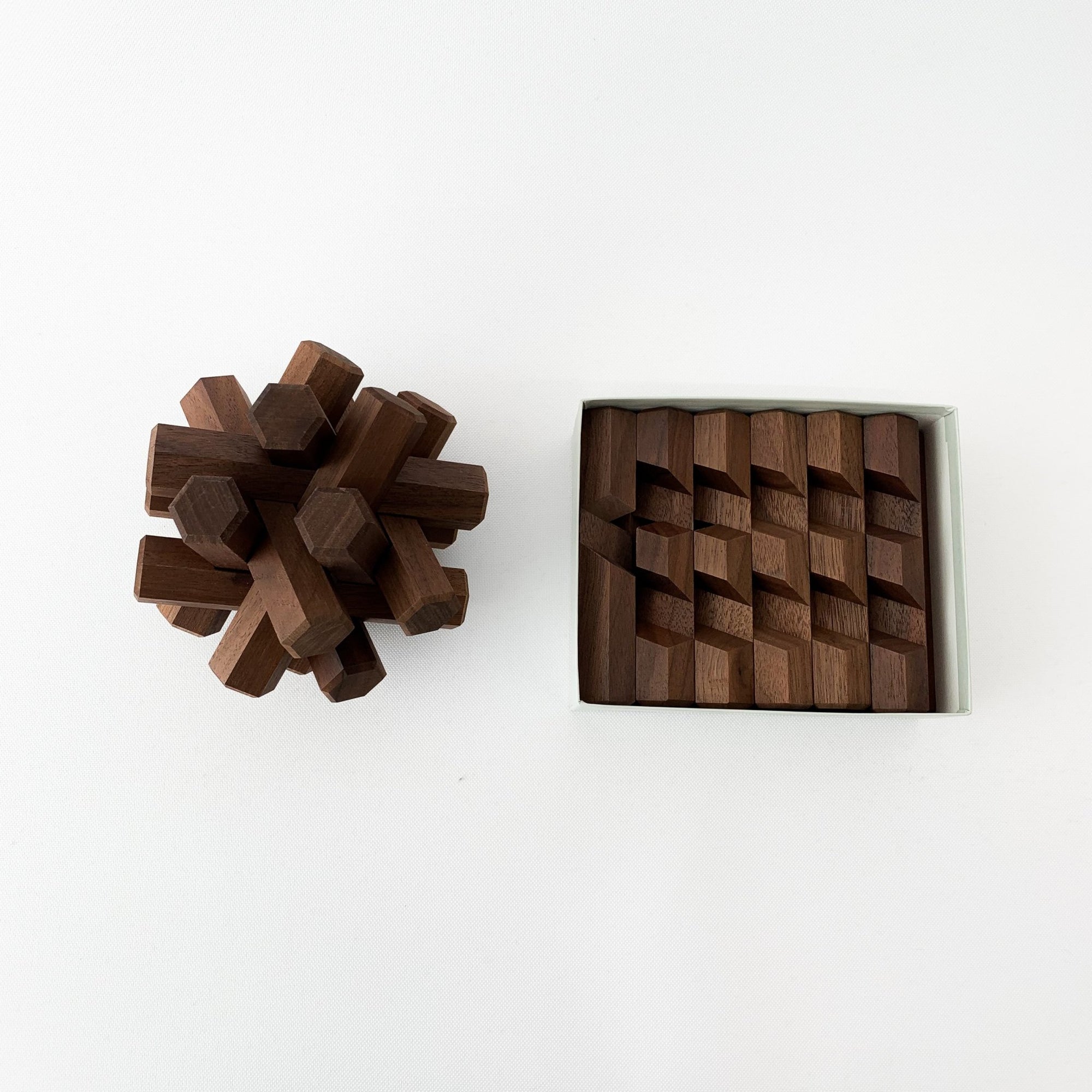 Walnut Puzzle 12 Pieces - tortoise general store