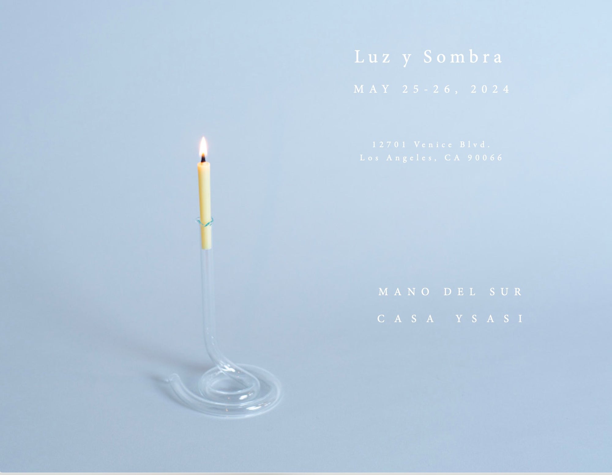 MAY / Good Company : Luz y Sombra by Mano del Sur and Casa Ysasi 05.25-26, 2024 - tortoise general store
