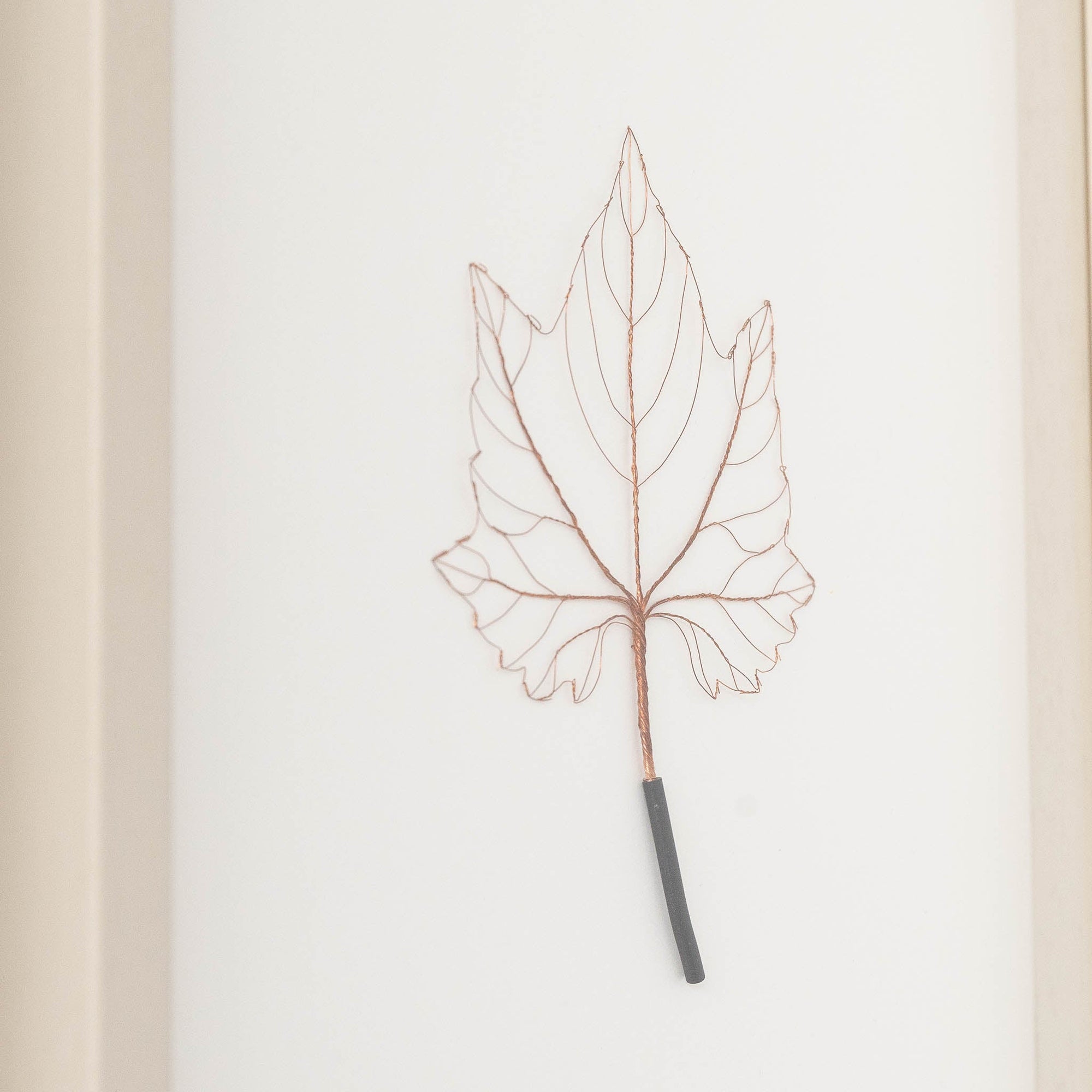 #26 - Copper Wire Leaf #1 (All Around You, 2024) by Mitsuru Koga | Tortoise General Store