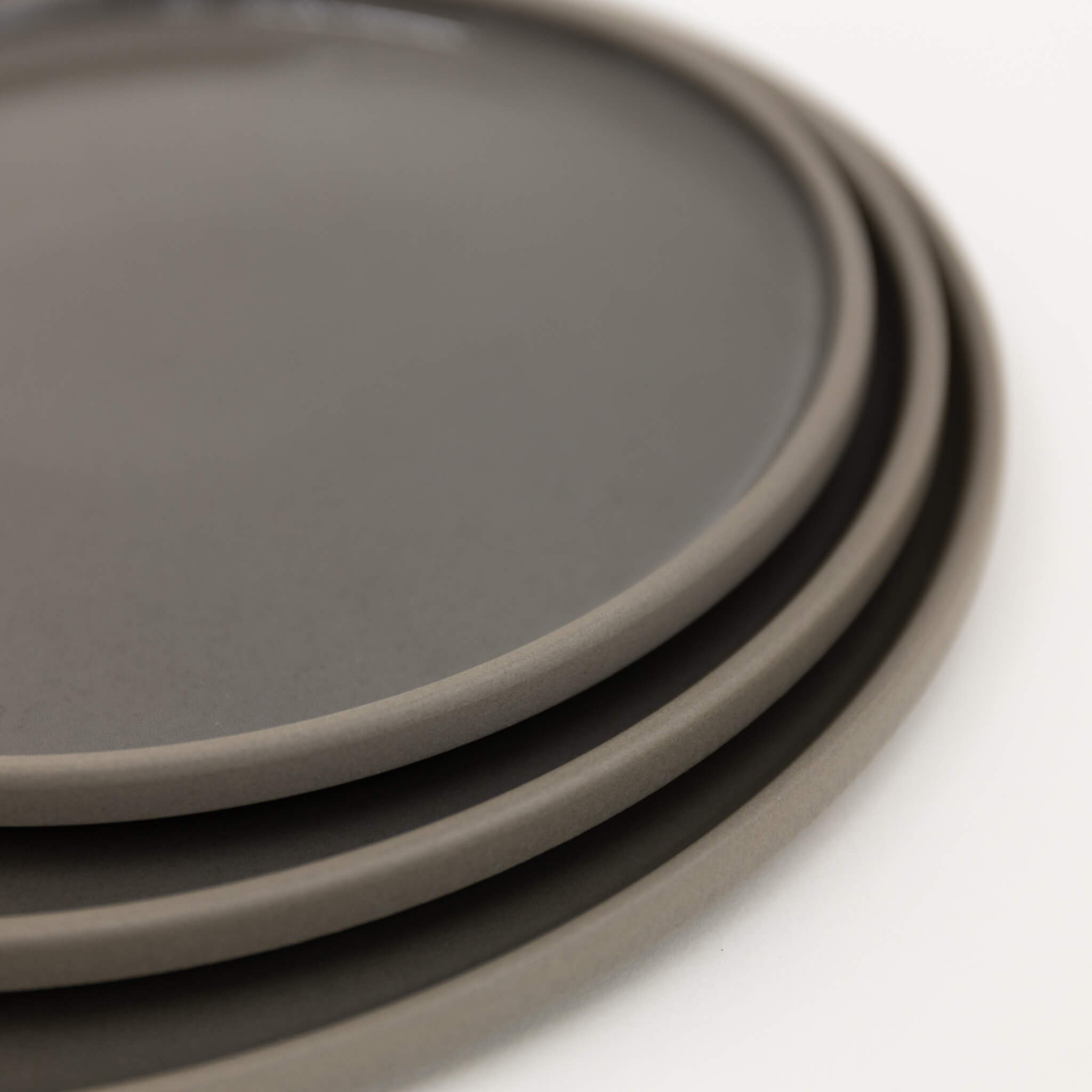 Hasami Porcelain Plates Grey, Tableware