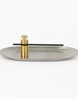 Brass Incense Holder and Tray