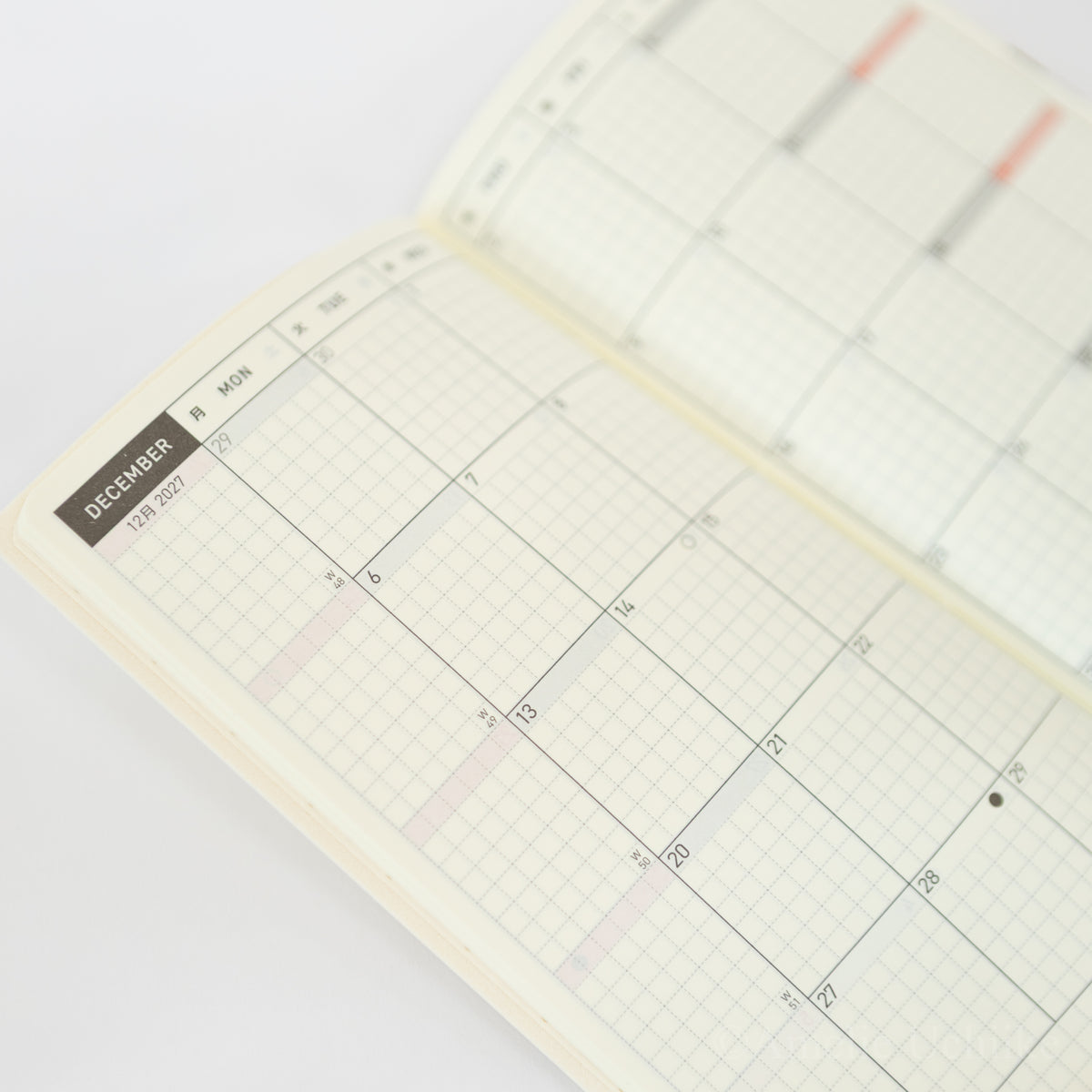 Hobonichi 2027 Planner : Weeks Colors Midnight