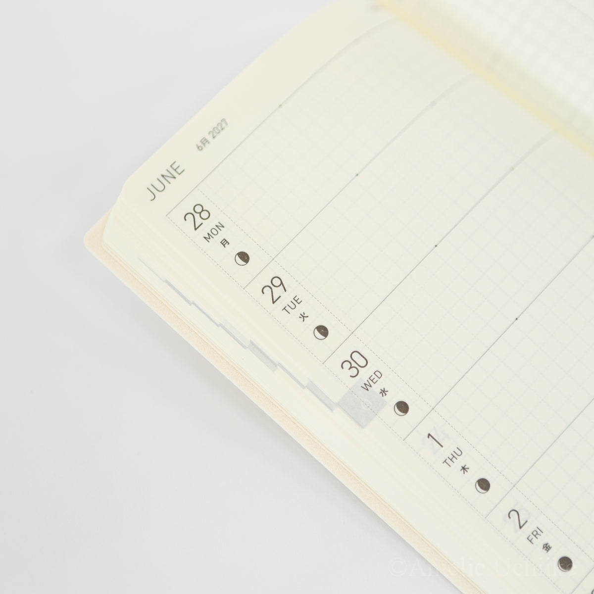 Hobonichi 2027 Planner : Weeks Colors Midnight