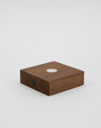 Sola Cube Walnut Light Base | tortoise general store