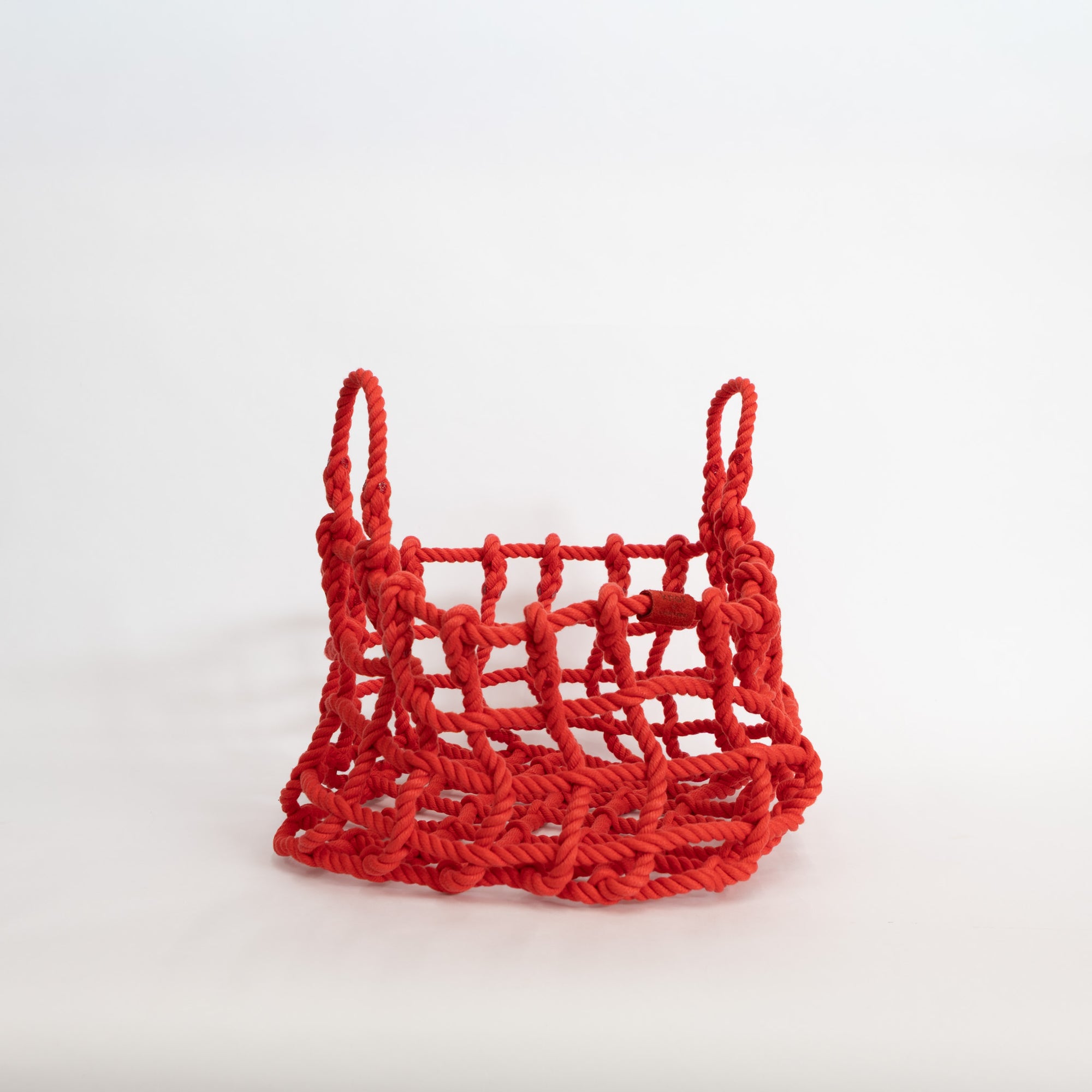 Knot Basket Red by Shigeki Fujishiro | tortoise general store