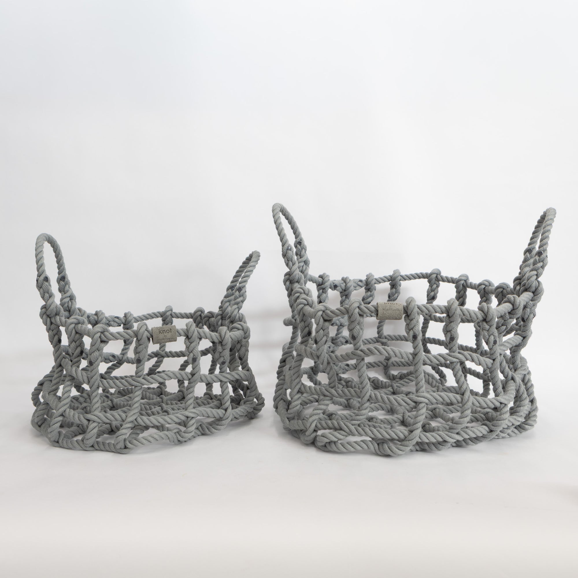 Knot Basket Gray by Shigeki Fujishiro | tortoise general store