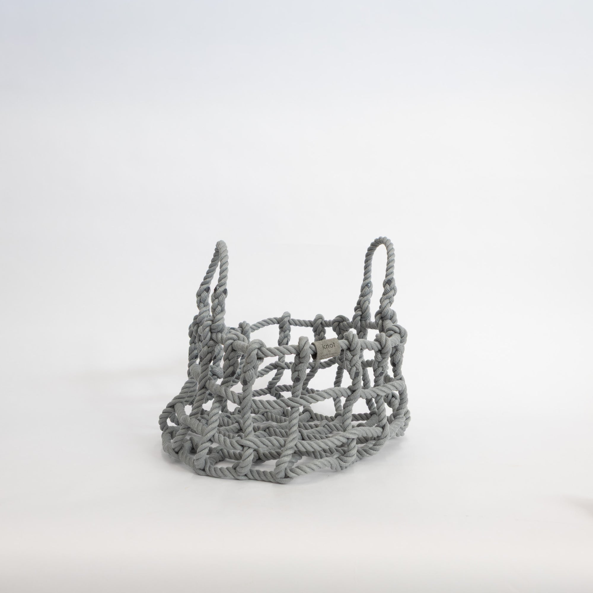 Knot Basket Gray by Shigeki Fujishiro | tortoise general store