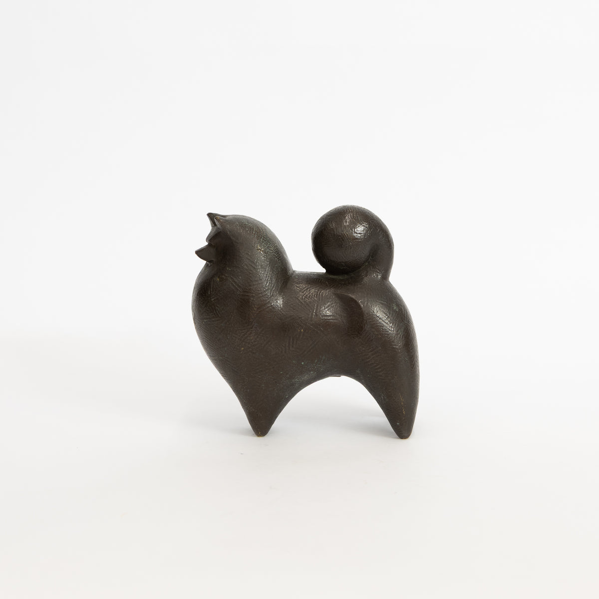 Bronze Dog Sculpture
