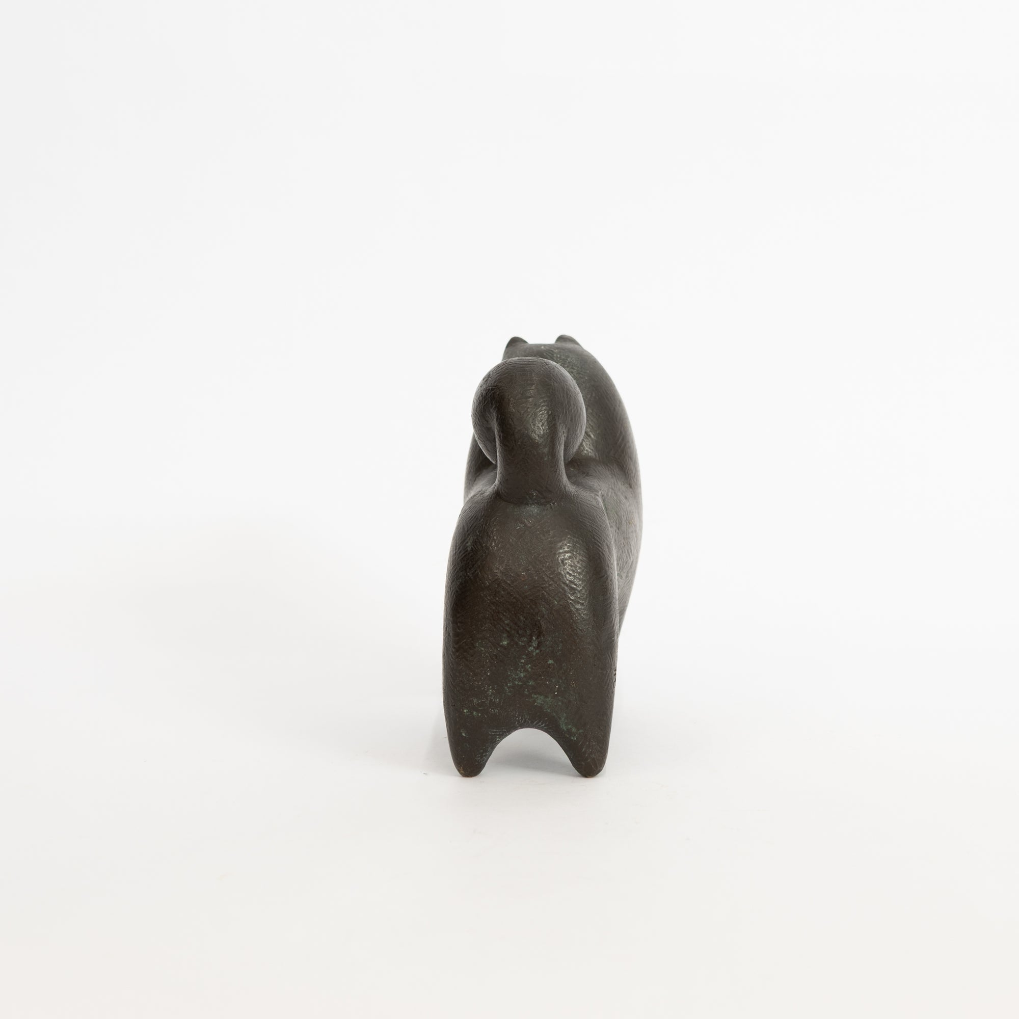 Bronze Dog Sculpture