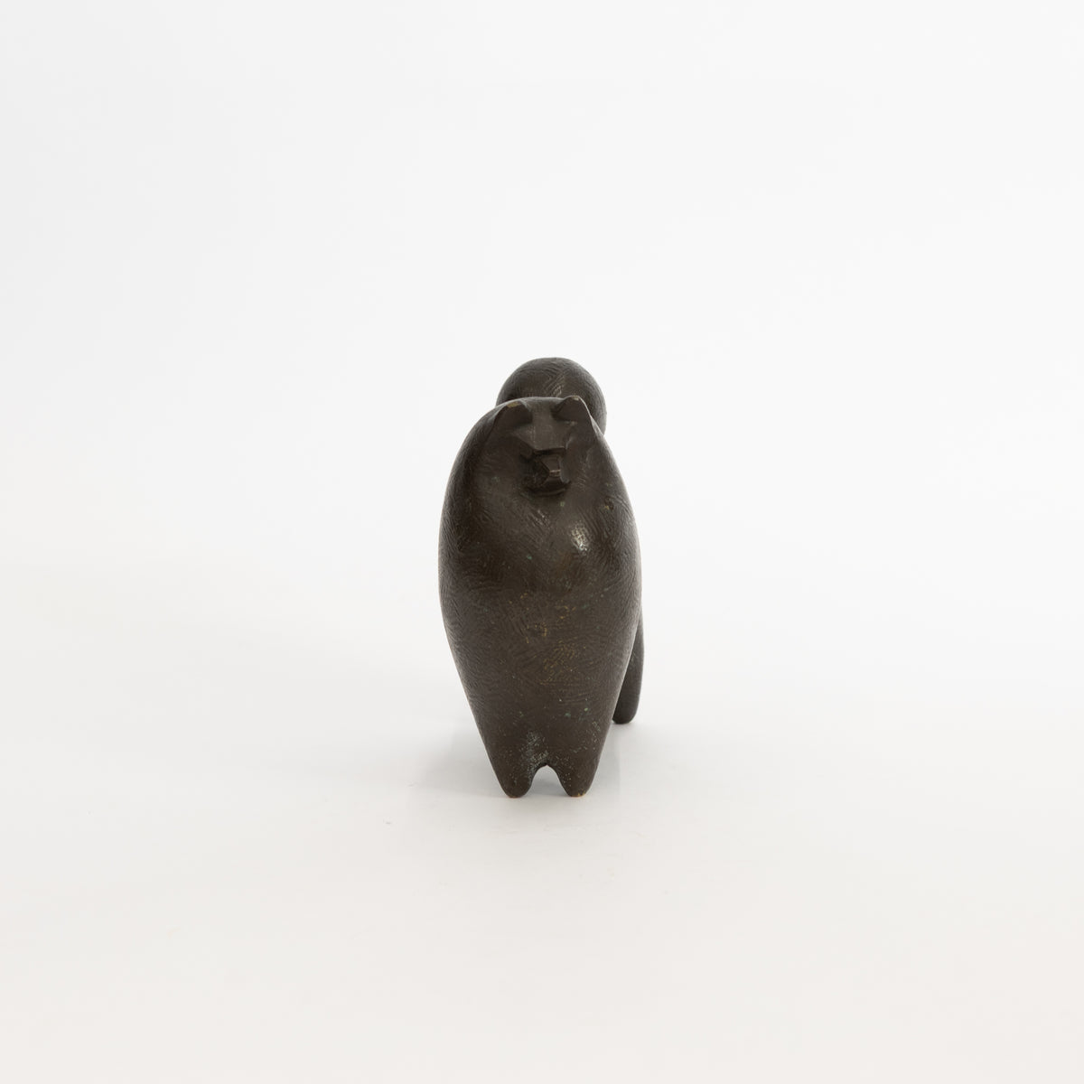 Bronze Dog Sculpture