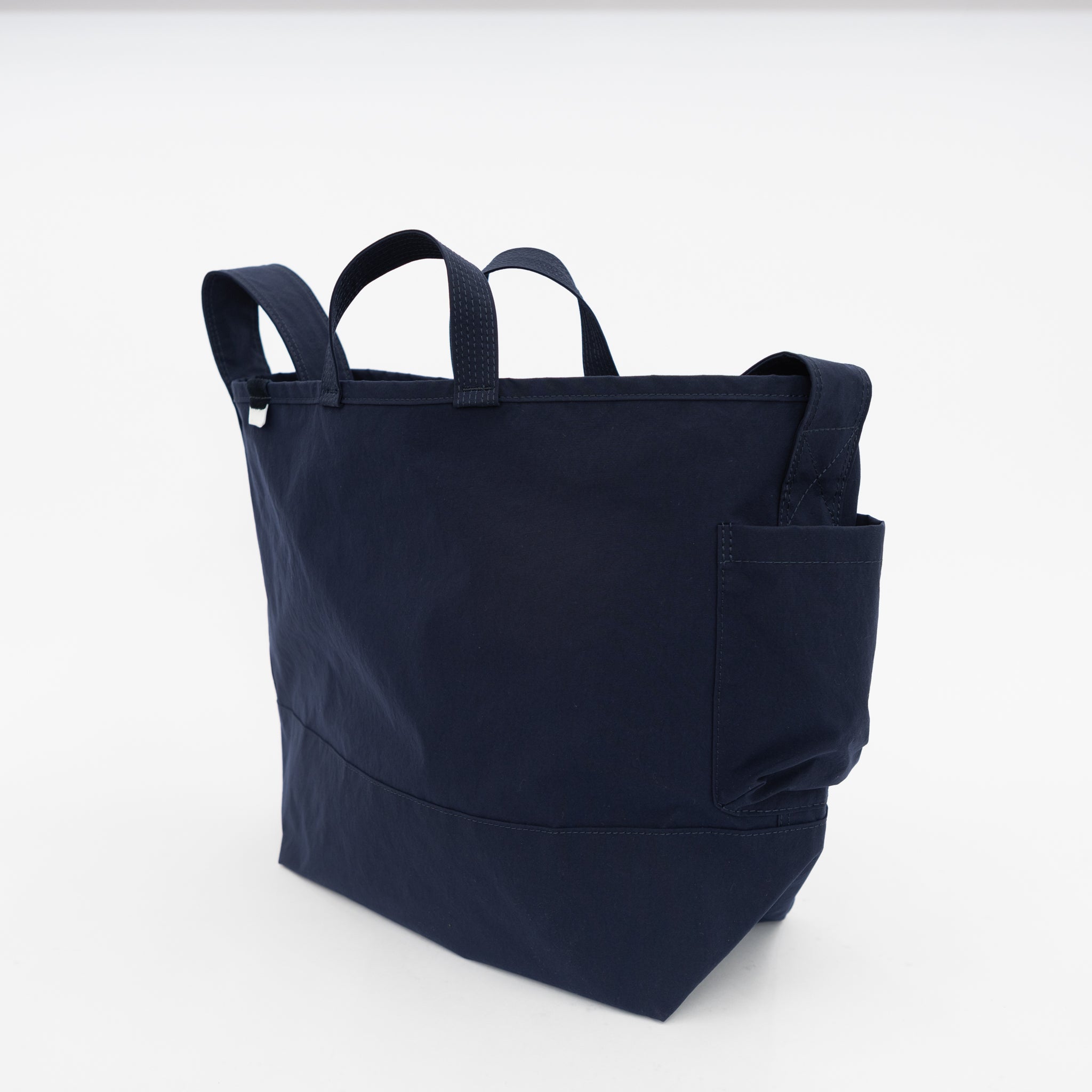 ANUNFOLD バッグ　SIDE POCKET TOTE ANUNFOLD Side Pocket Tote Bag - Navy | Tortoise General Store
