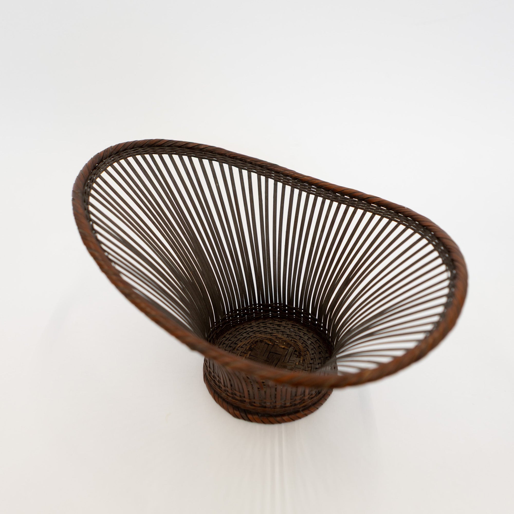 Asymmetrical Bamboo Basket | Tortoise General Store