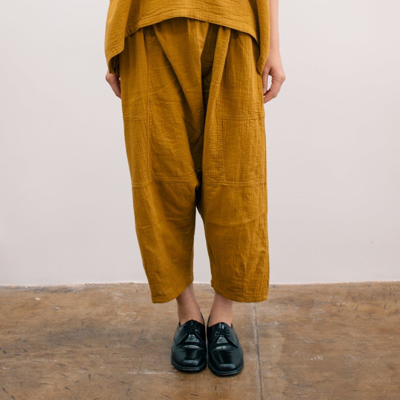 KAIKO×JIANYE PANTS Sun Bleached Fold Pants (PA02-GREY)