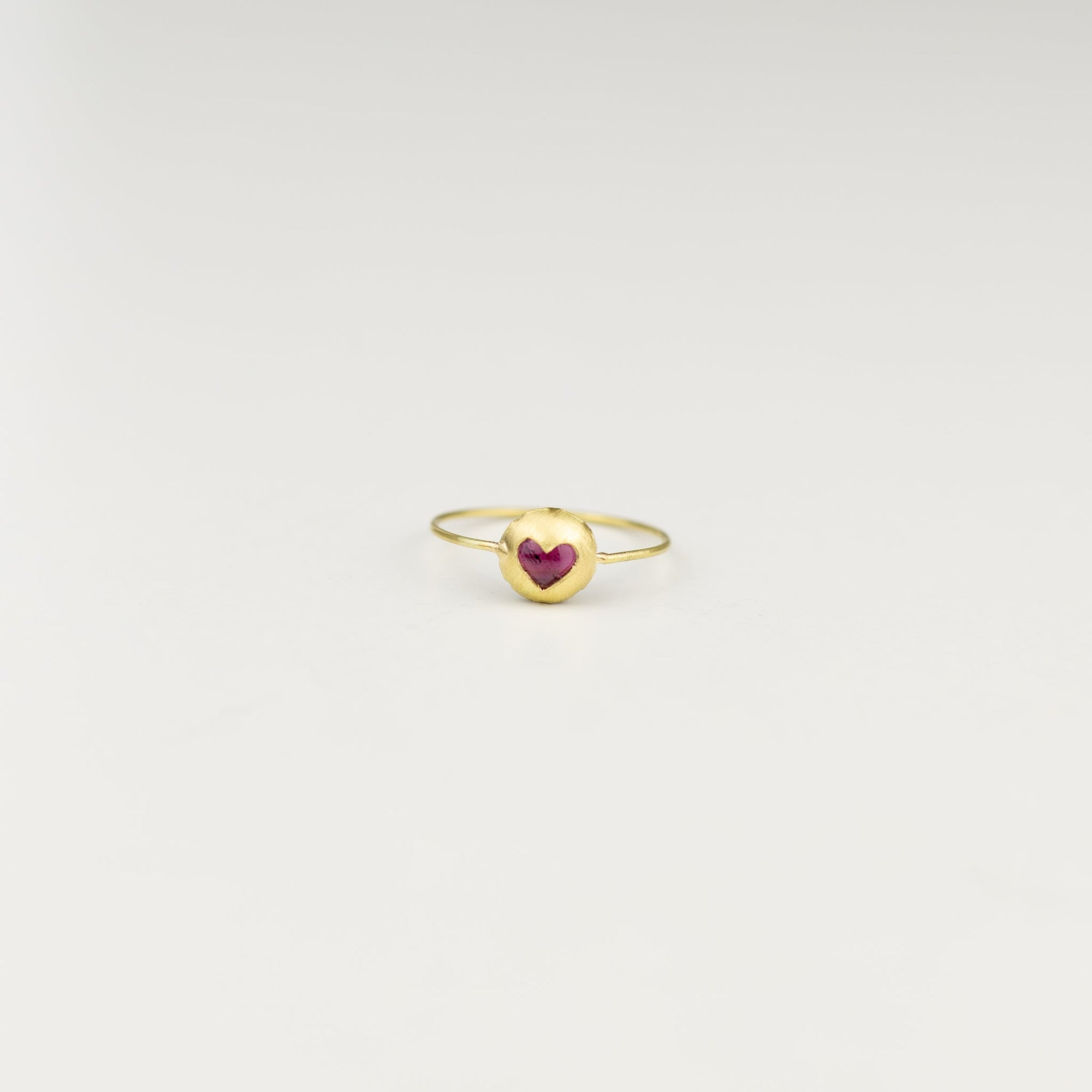 Black Barc 'Heart' Garnet Ring | Tortoise General Store