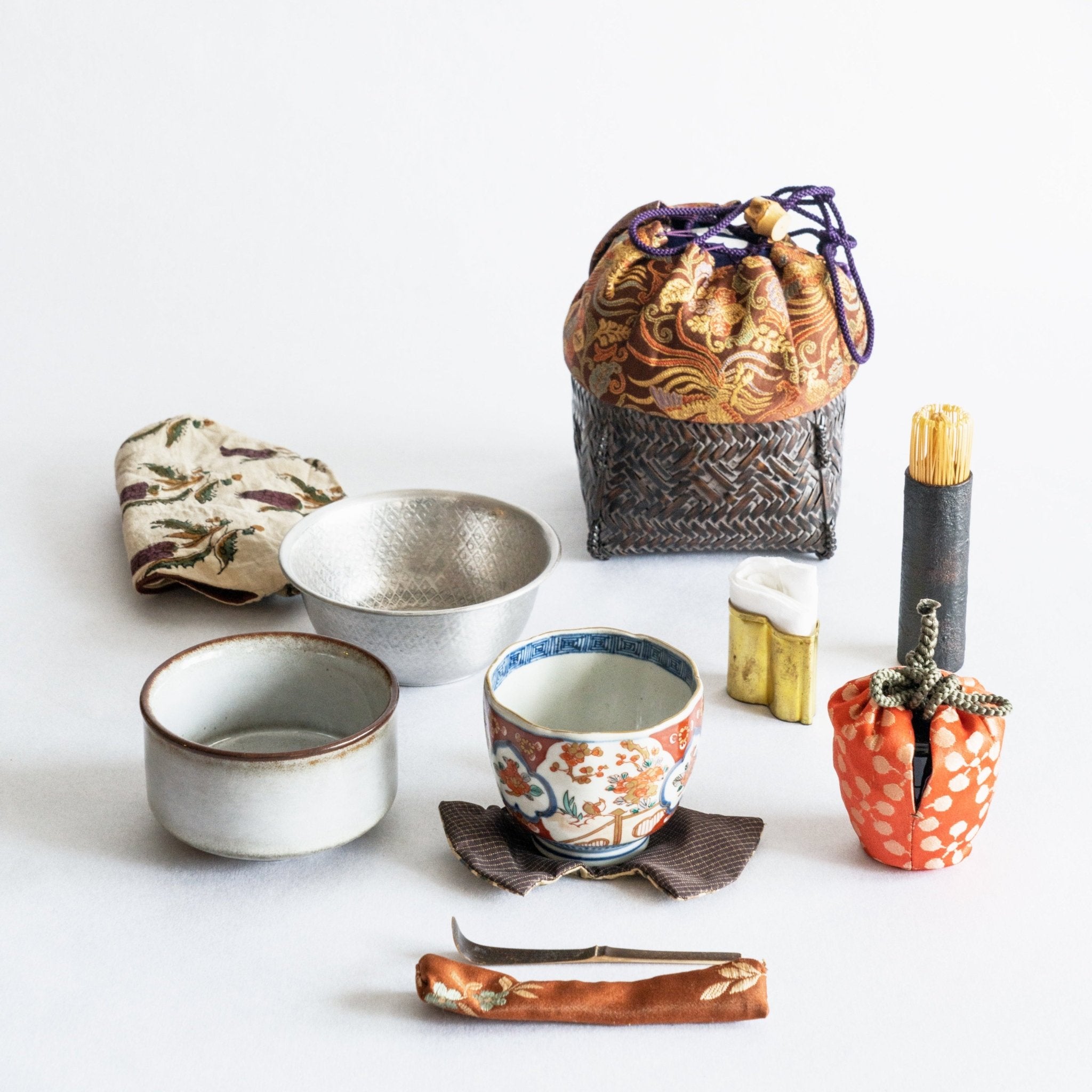 Chabako No.10 - Plum blossoms and bush warbler meet Danish tea baskets ...