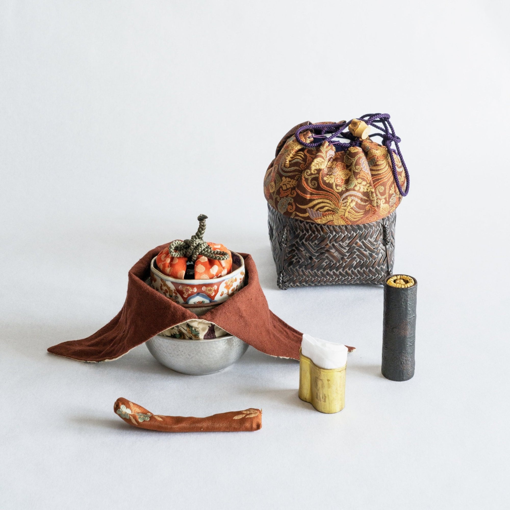 Chabako No.10 - Plum blossoms and bush warbler meet Danish tea baskets | Tortoise General Store