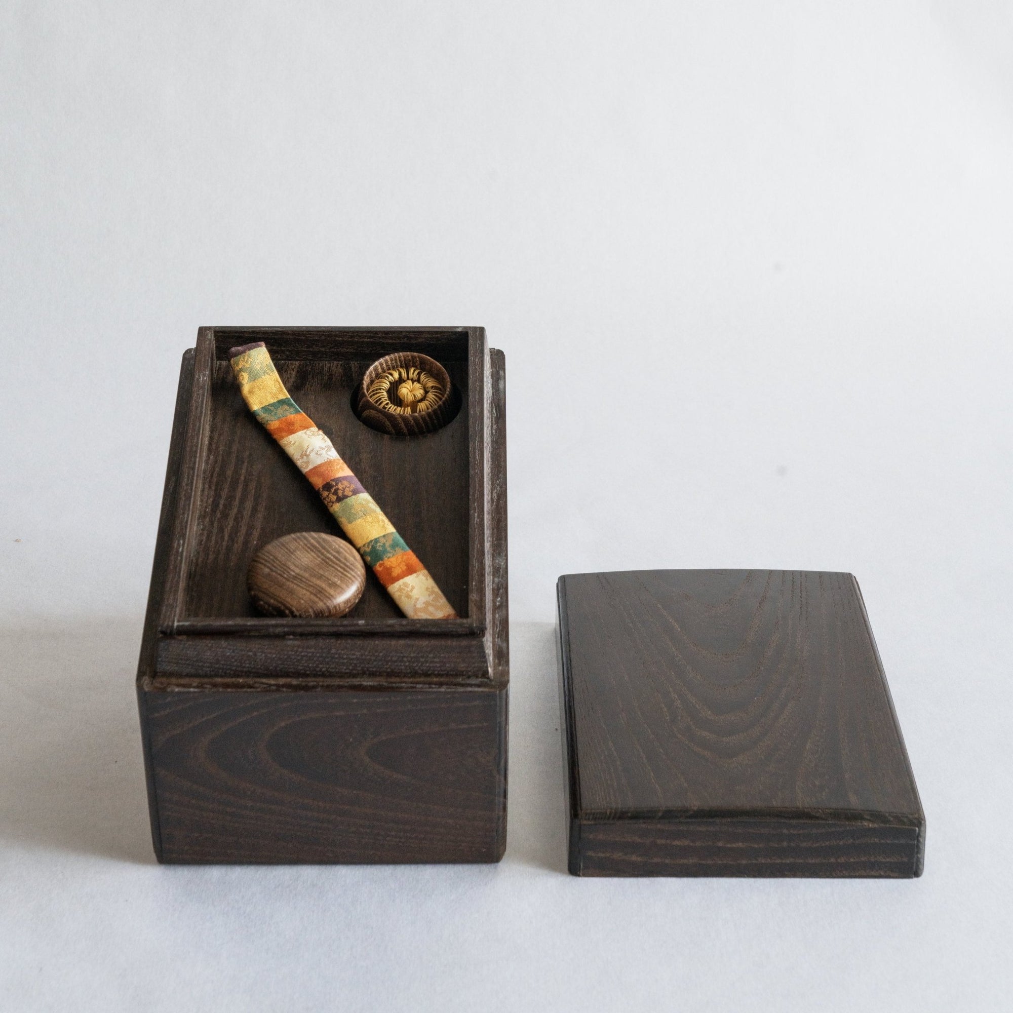 Chabako No.7 - Kotobuki Tea Bowl Rikyu Mulberry Wood Tea Box | Tortoise General Store