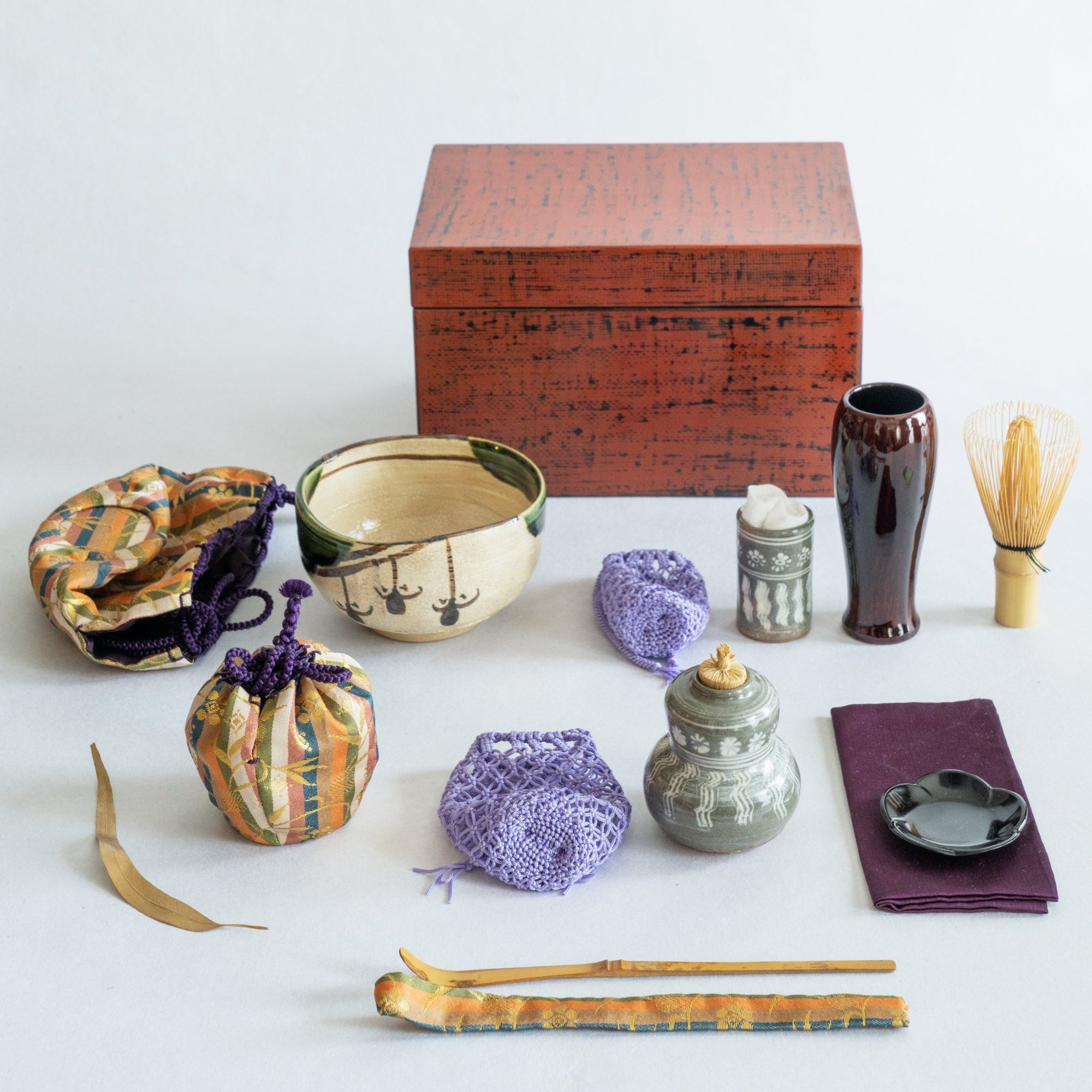 Chabako No.9 - Negoro - Nuri Oribe Tea Box | Tortoise General Store