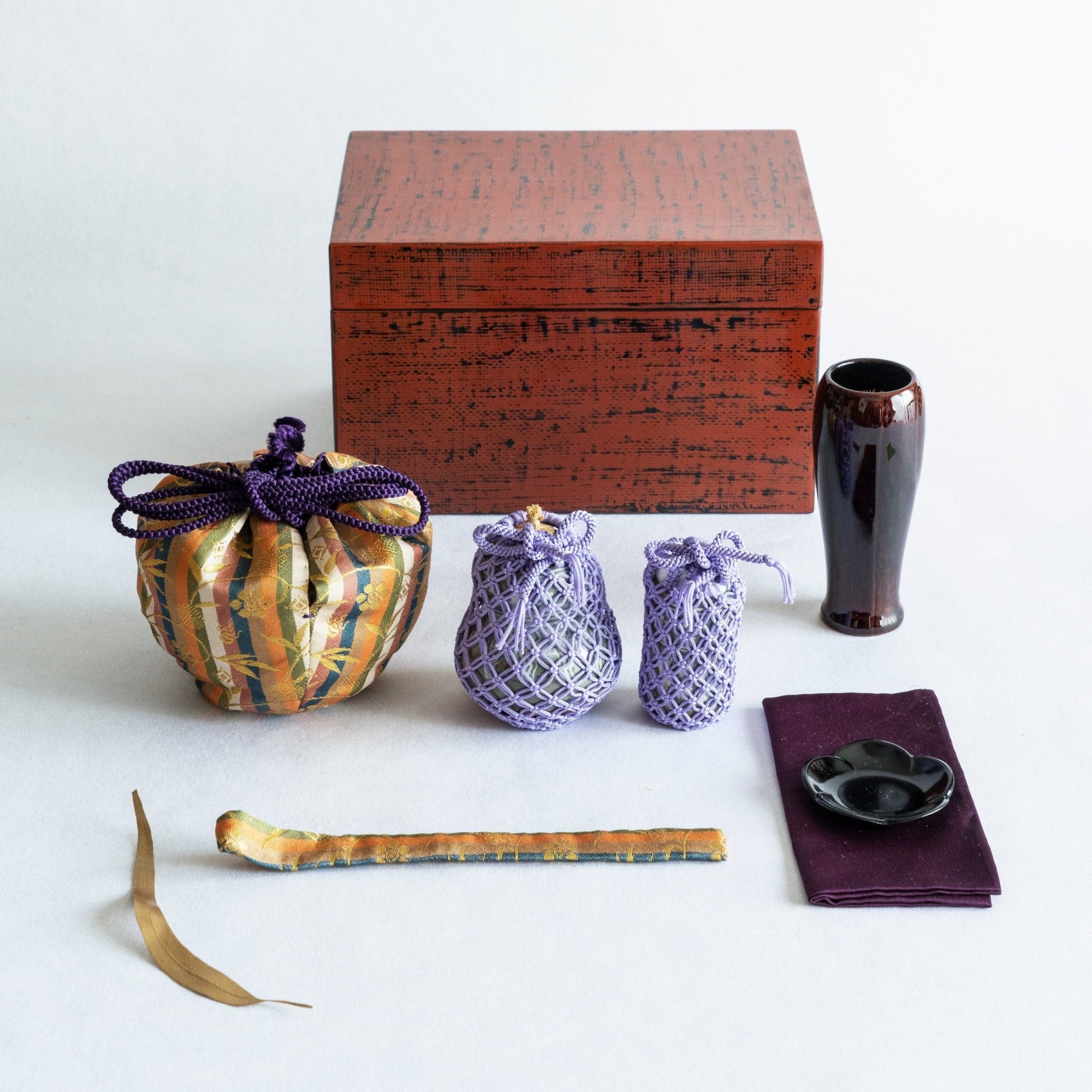 Chabako No.9 - Negoro - Nuri Oribe Tea Box | Tortoise General Store
