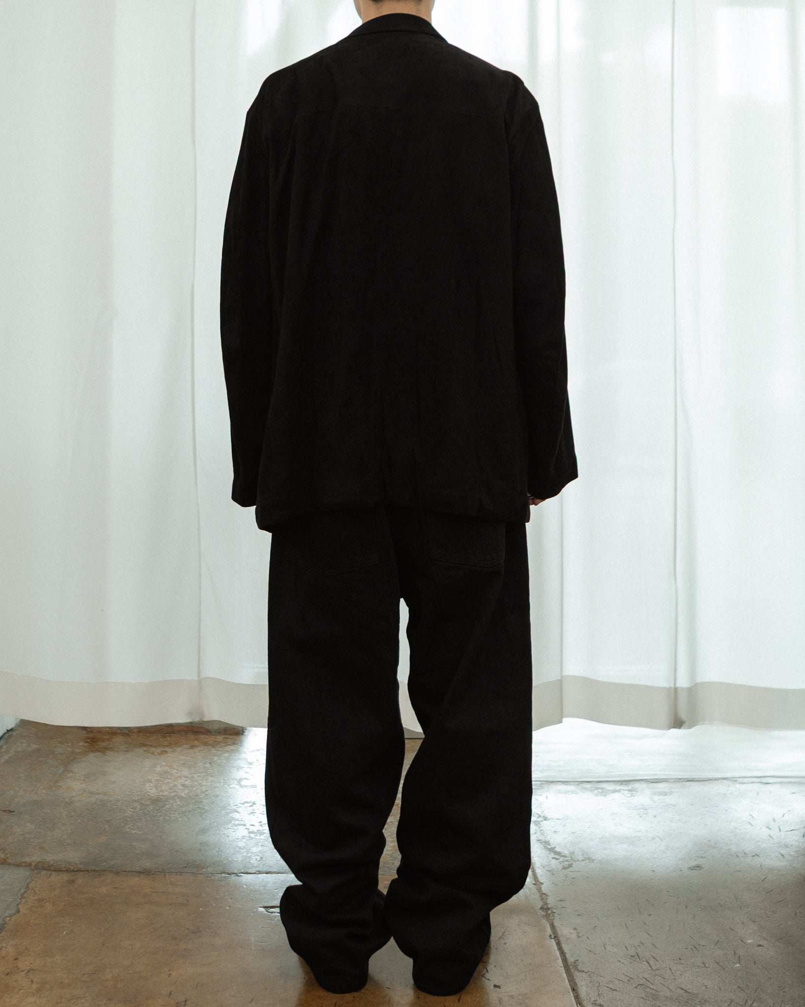 Comoli Black Suede Jacket | Tortoise General Store