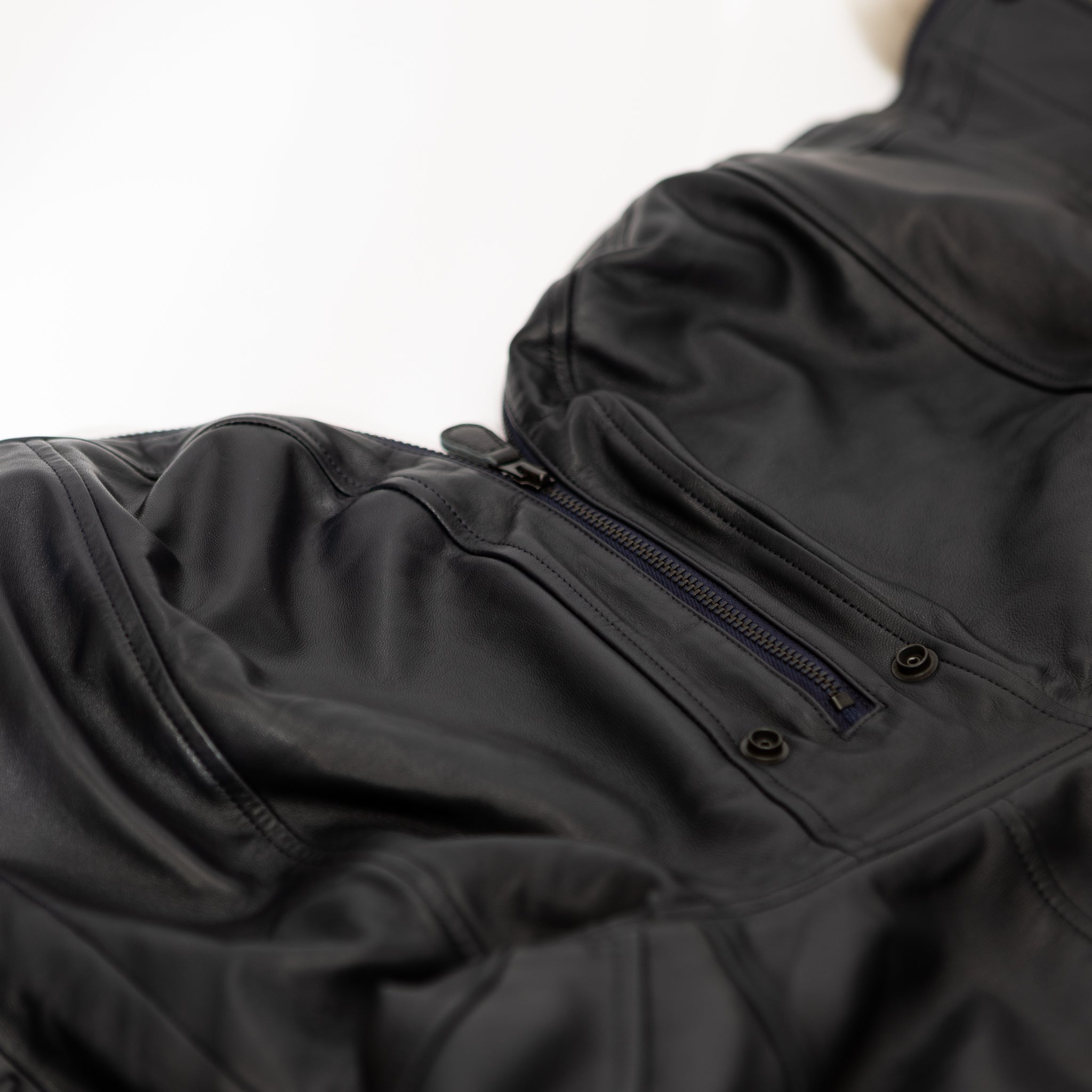 COMOLI Sheep Skin N2A Jacket Navy – tortoise general store
