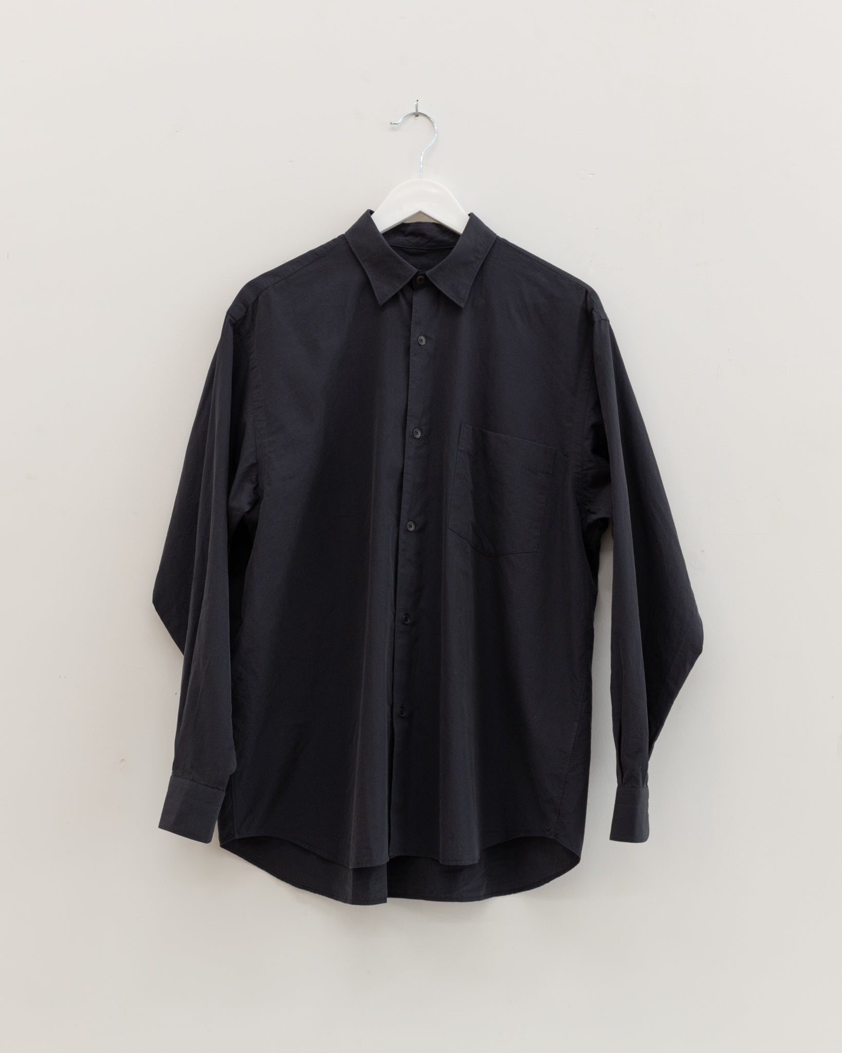 COMOLI Shirt Black size 4番号P01-02001