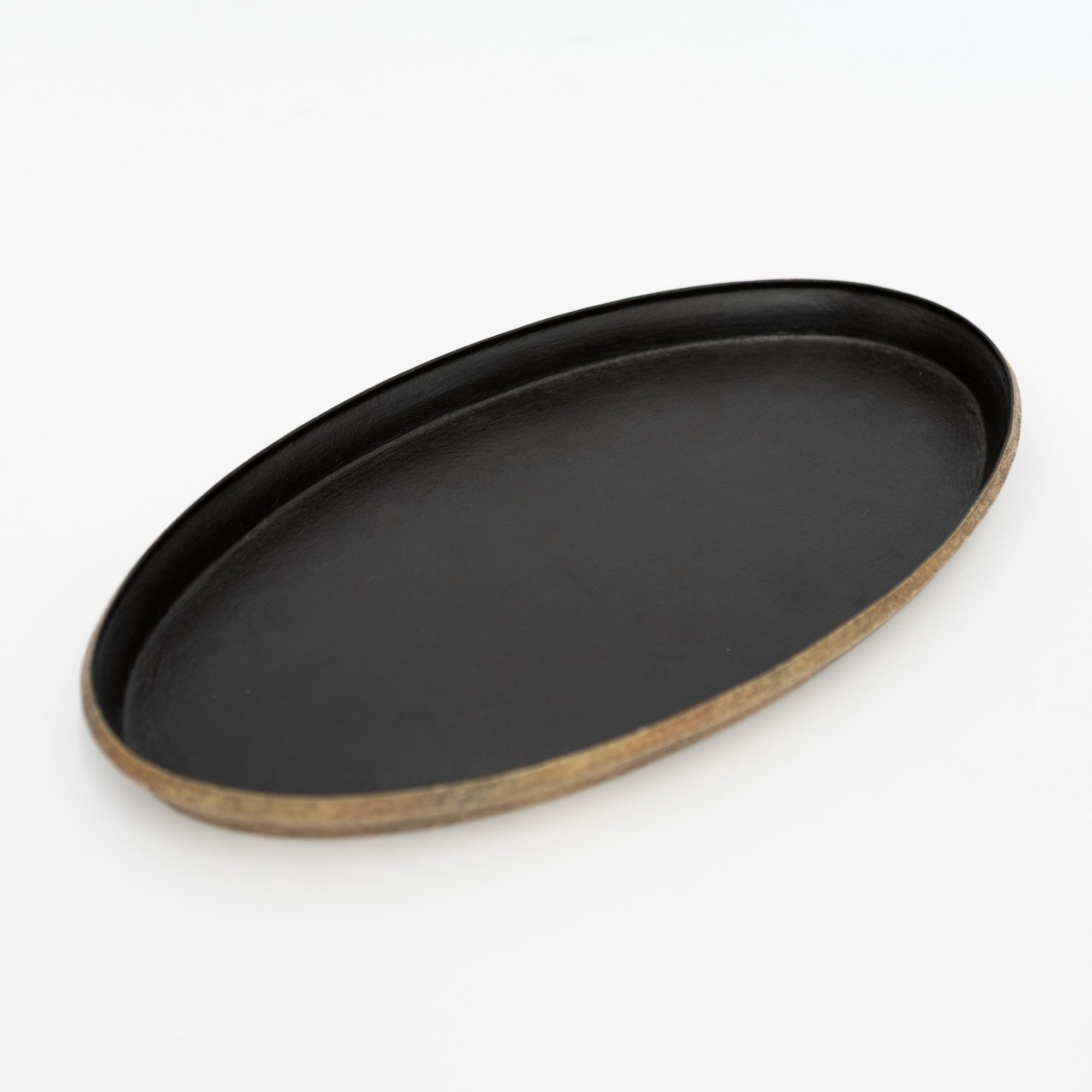 Daikokuya : Dry Lacquer Oval Tray, Hemp Cloth - Akihiko Sugita | Tortoise General Store