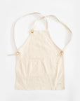 G.K.P Shorter Slip - On Style Apron with fringe finish : Organic Cotton | Tortoise General Store