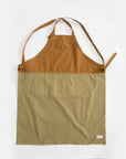 G.K.P Slip - On Style Apron with fringe finish : Organic Cotton | Tortoise General Store