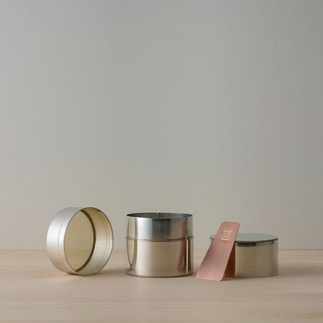 KAIKADO Matcha Canister &amp; Sieve Set | Tortoise General Store