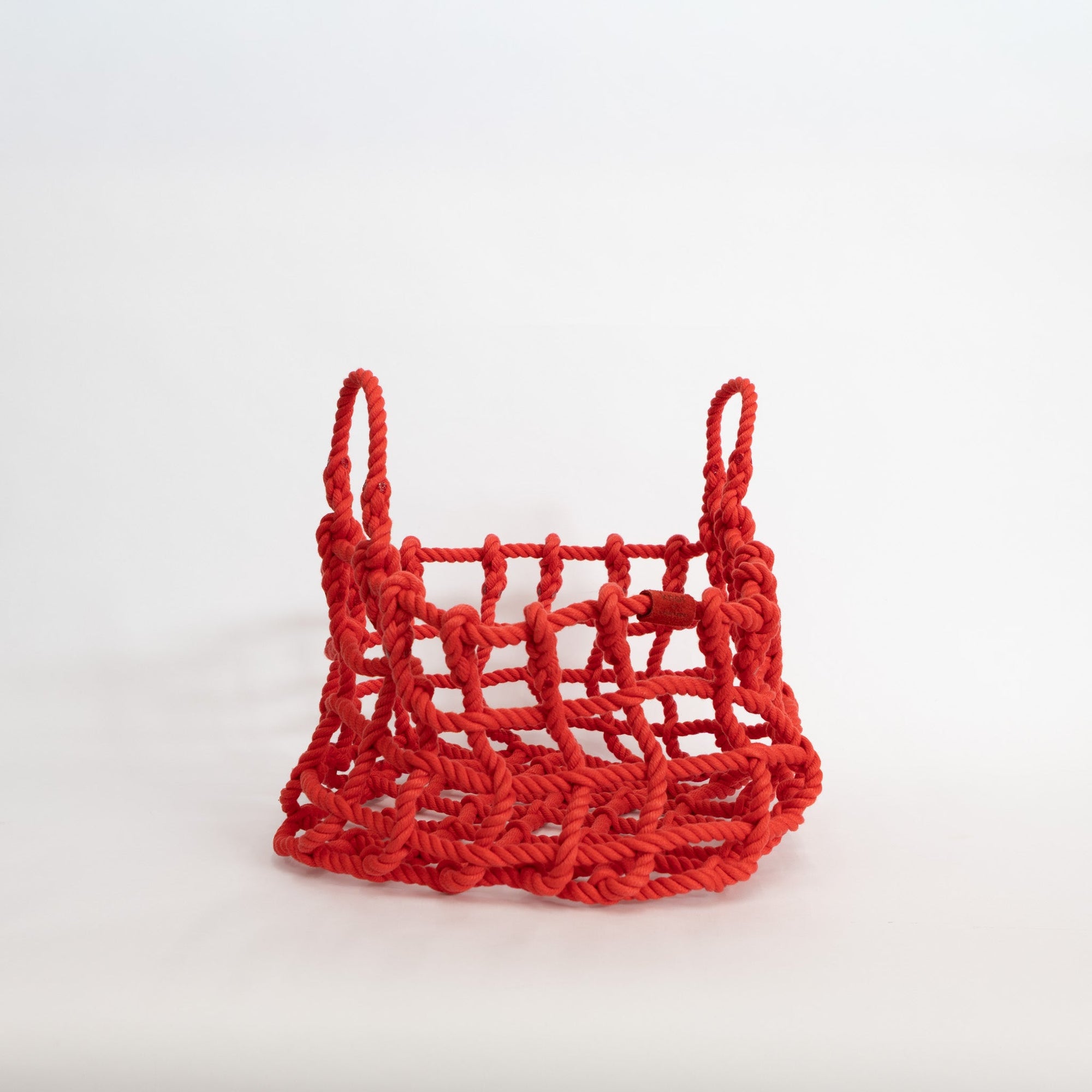 Knot Basket Red by Shigeki Fujishiro | Tortoise General Store