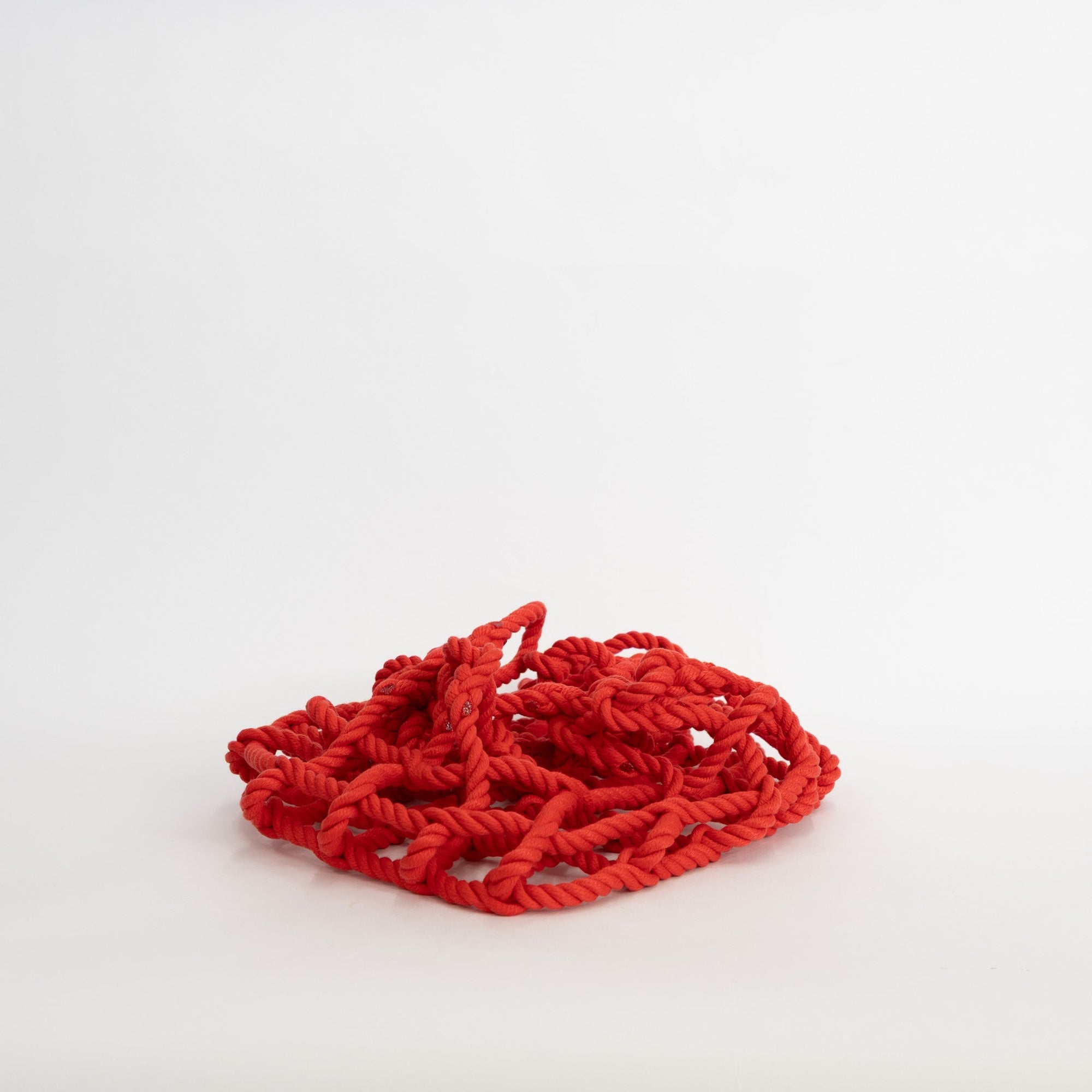 Knot Basket Red by Shigeki Fujishiro | Tortoise General Store