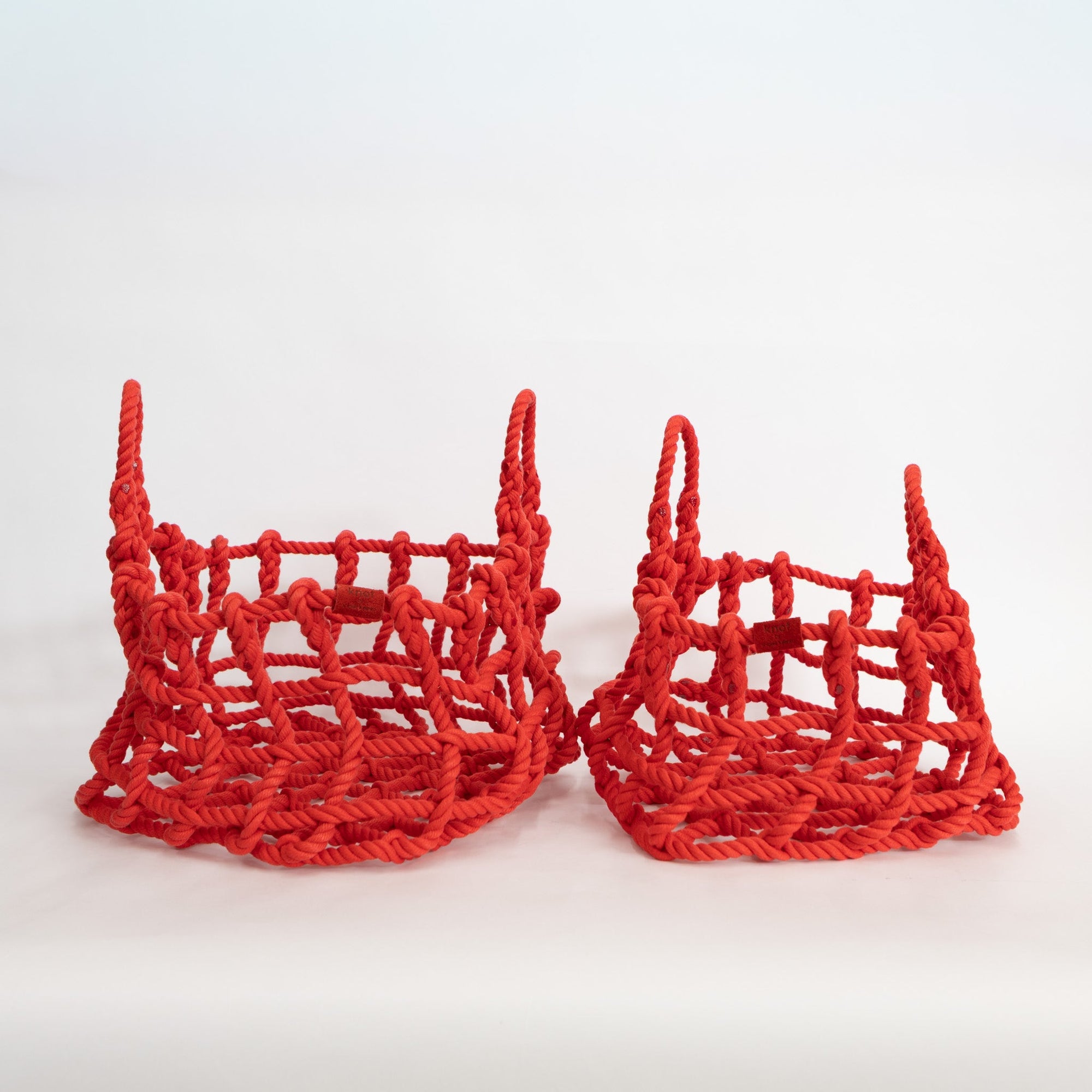 Knot Basket Red by Shigeki Fujishiro | Tortoise General Store