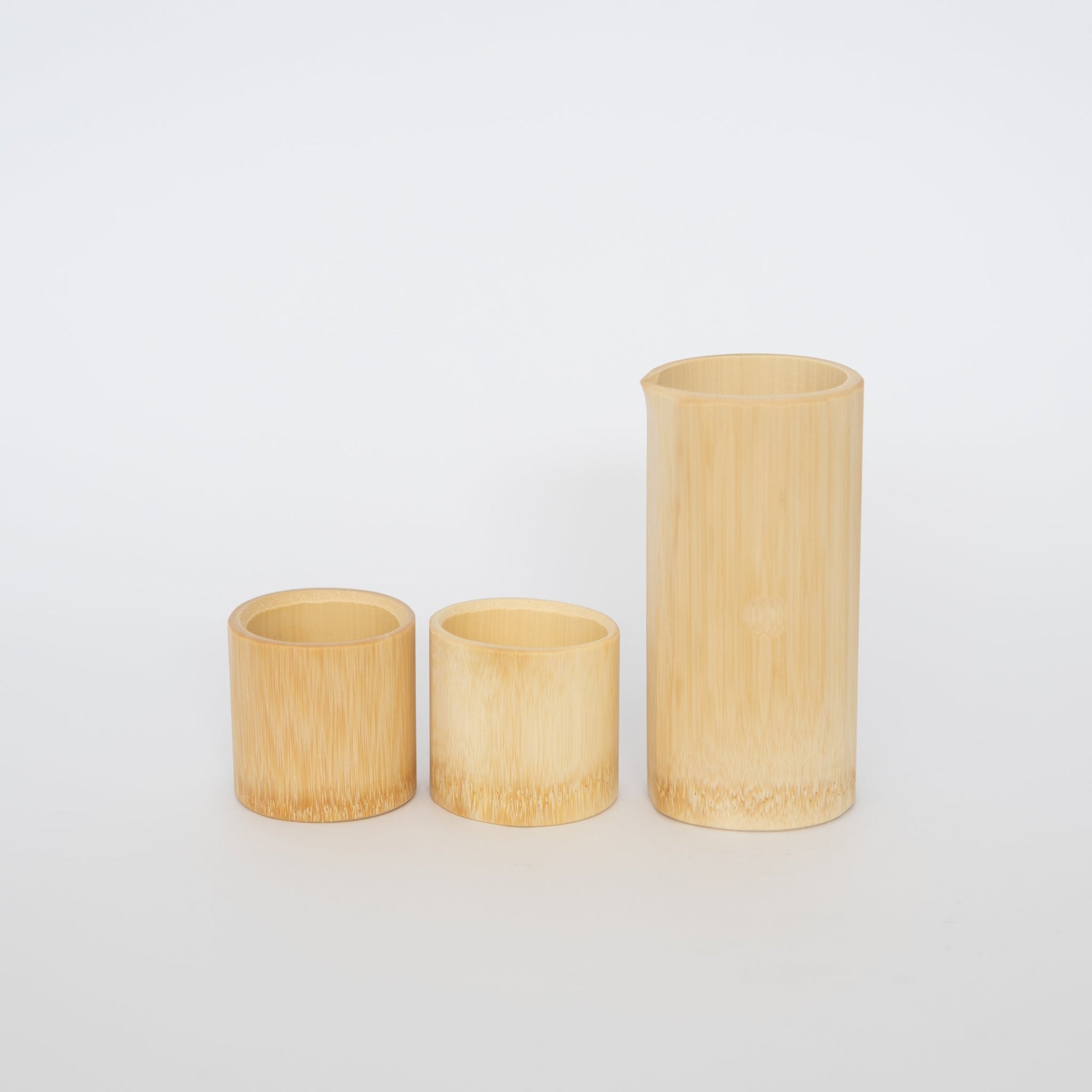 Kosuga Bamboo Sake Pitcher and Cup Set | Tortoise General Store