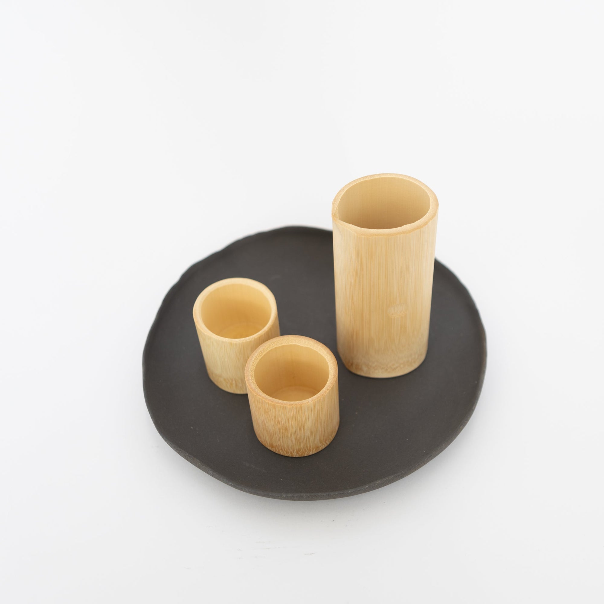 Kosuga Bamboo Sake Pitcher and Cup Set | Tortoise General Store