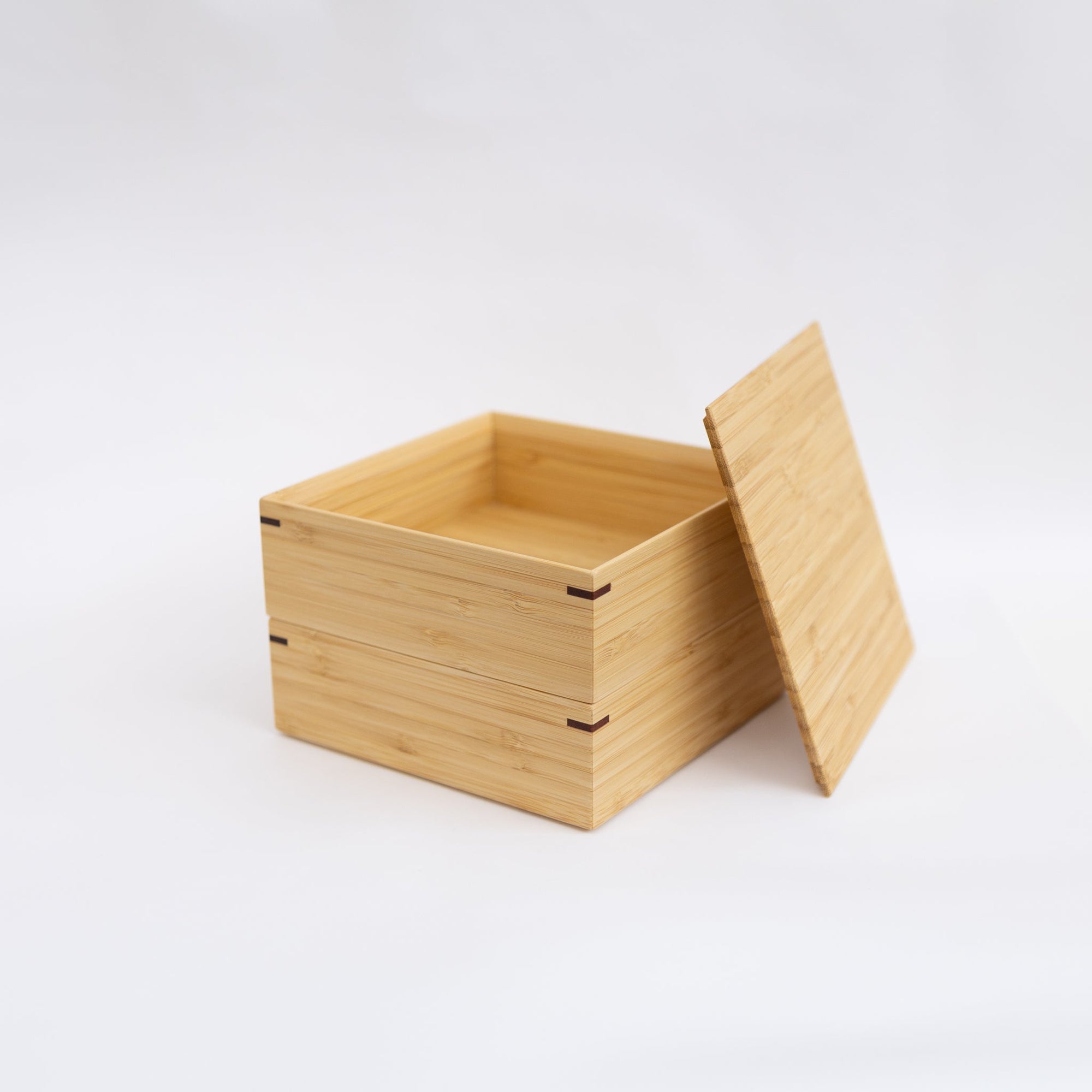 Kosuga Bamboo Tiered Square Lunch Box Set | Tortoise General Store