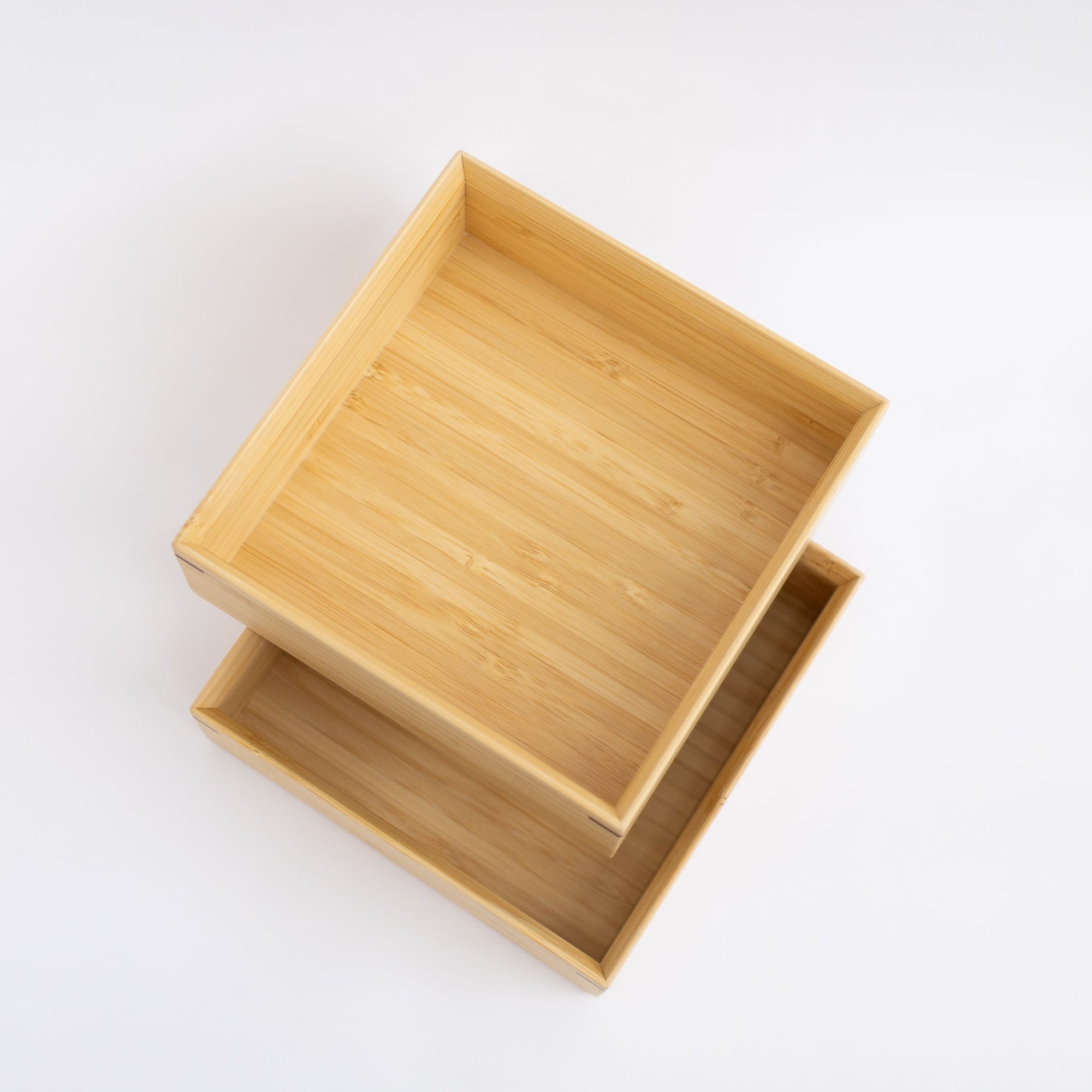 Kosuga Bamboo Tiered Square Lunch Box Set | Tortoise General Store
