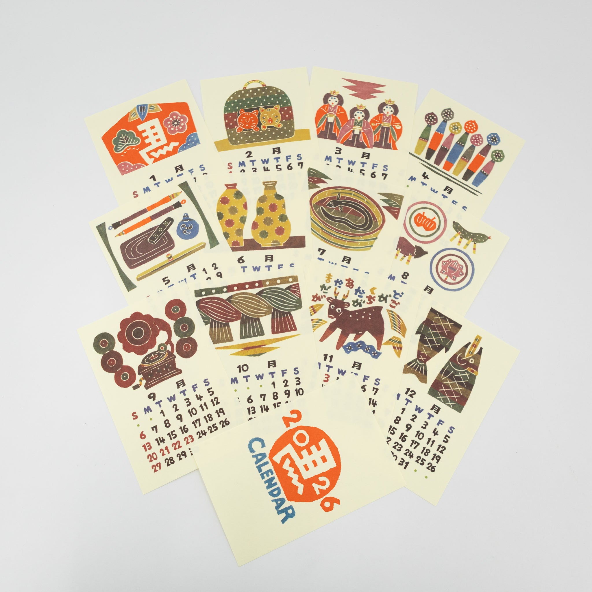 Odanaka Calendar 2026 – tortoise general store